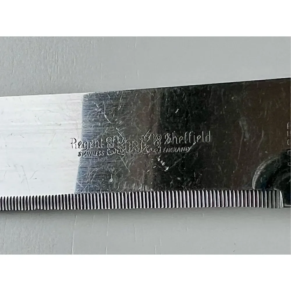 REGENT SHERWOOD Vintage Carving Knife, Stainless Steel Blade Wooden Handle